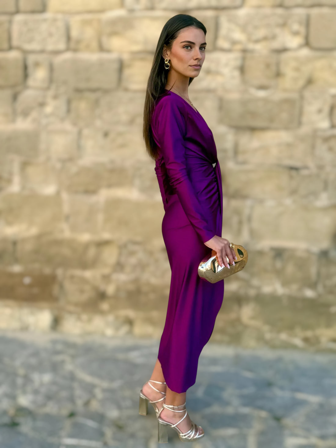 Vestido Marta Buganvilla