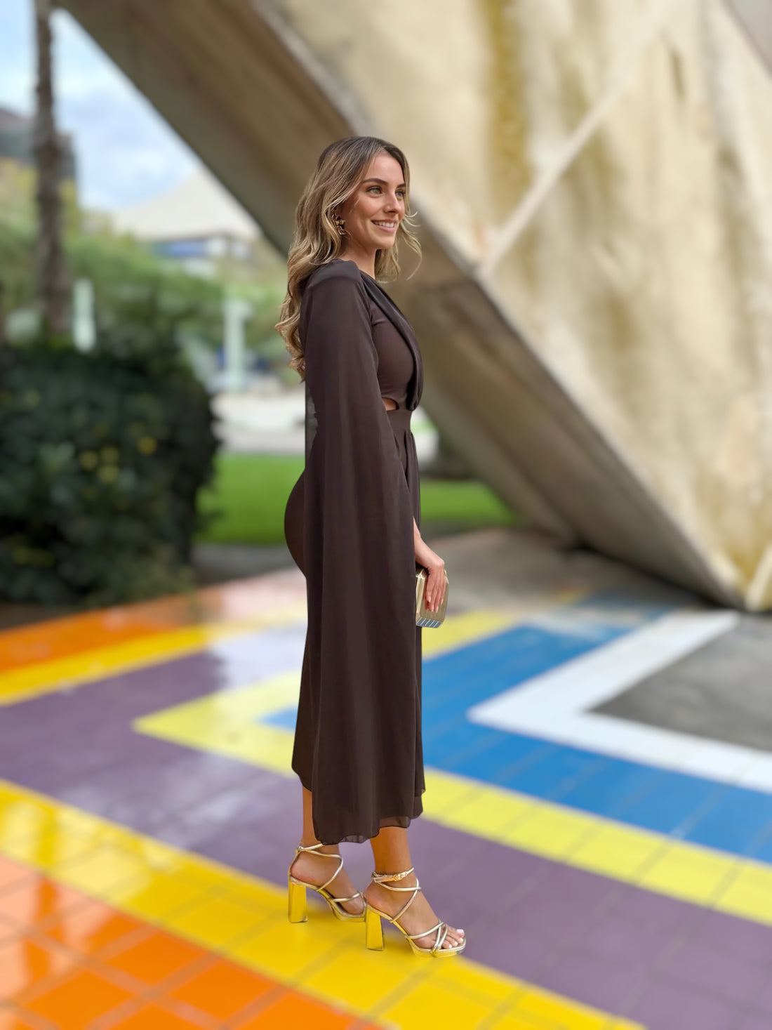 Vestido Nieves Marrón Chocolate