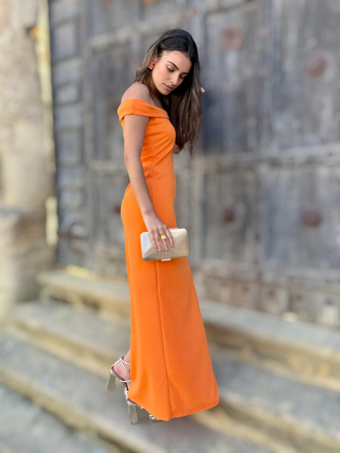 Vestido Elsa Naranja