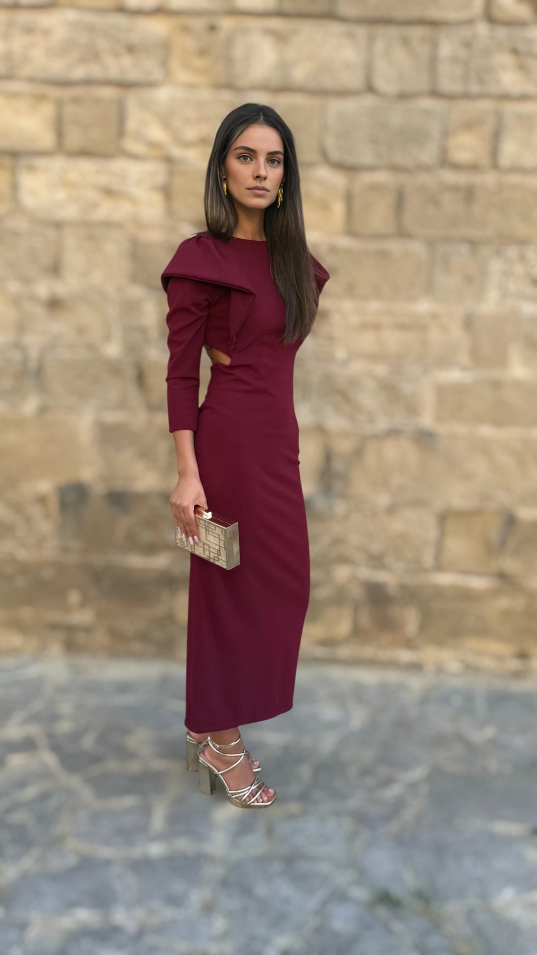 Vestido Cristina Vino