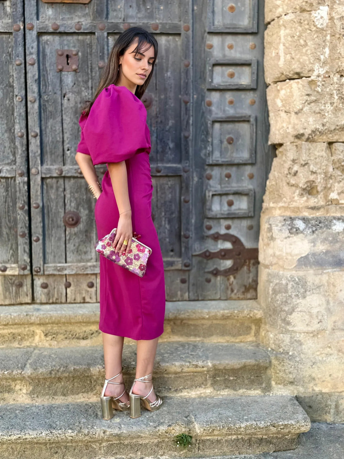 Vestido Naia Buganvilla