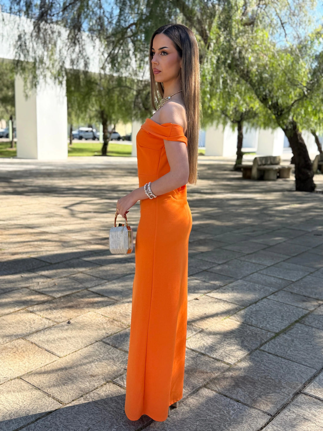 Vestido Elsa Naranja