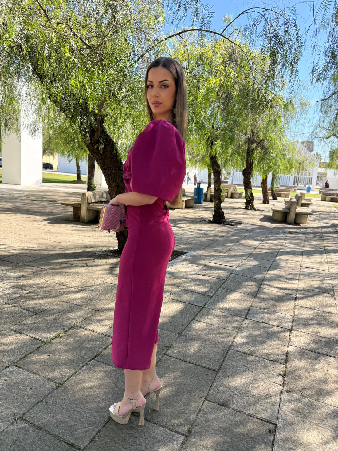 Vestido Luna Buganvilla