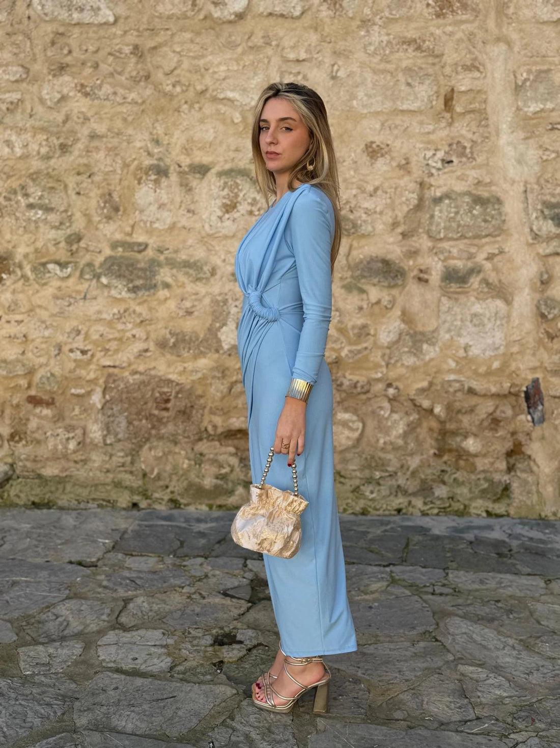 Vestido Chloe Celeste