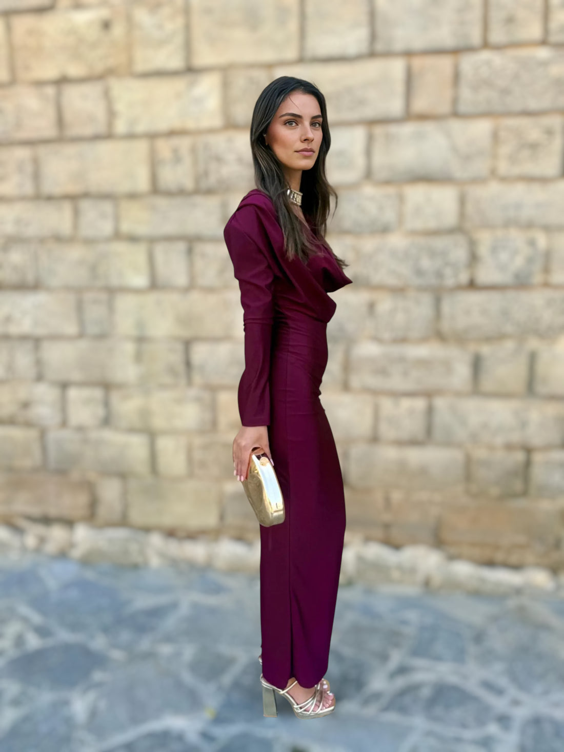 Vestido Teresa Vino