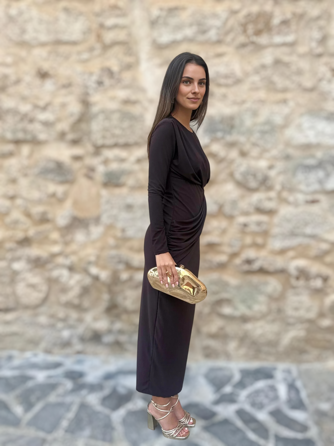 Vestido  Chloe Chocolate