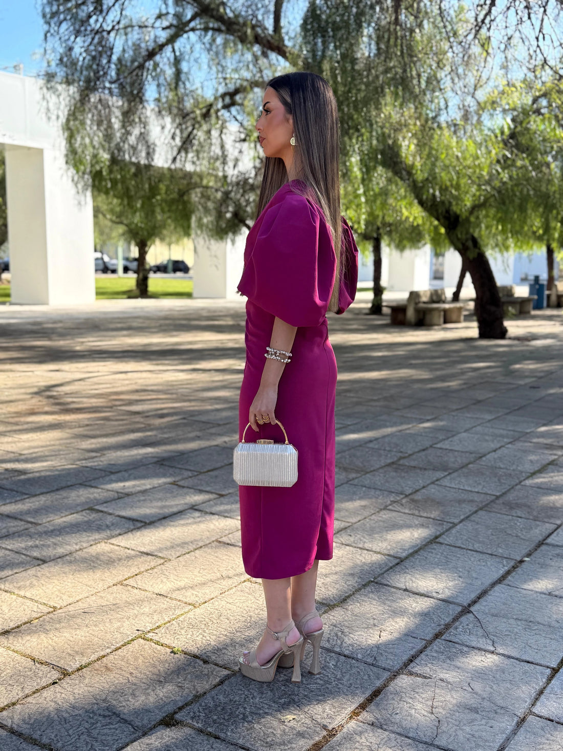 Vestido Naia Buganvilla