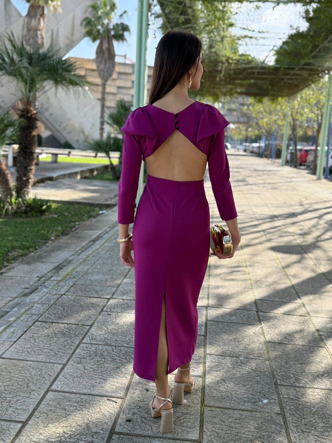 Vestido Cristina Magenta