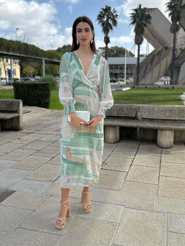 Vestido Vela Verde