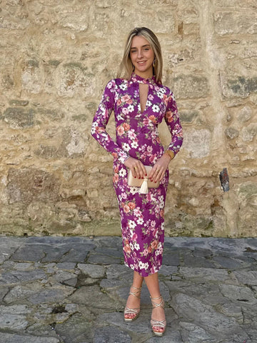 Vestido Alejandra Buganvilla