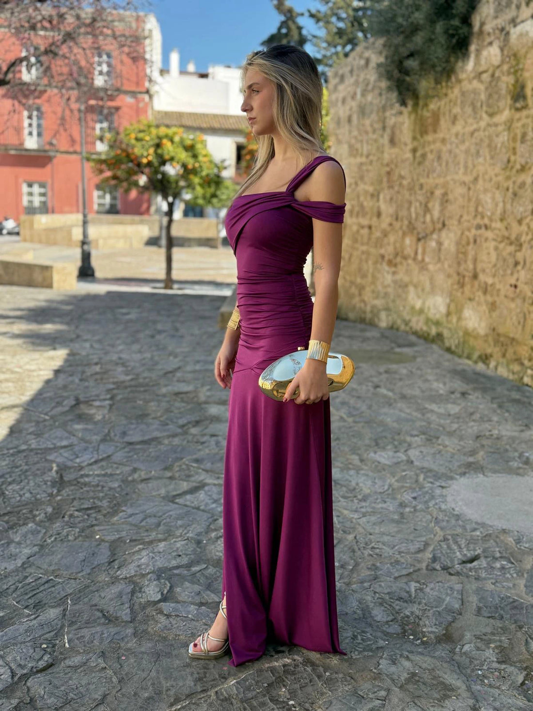 Vestido Carlota Buganvilla